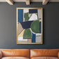 Spatial Mix II - Modern Framed Canvas Print