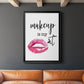 Makeup is My Art - Modern Framed Canvas Print