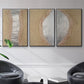 Silver Lake I - Framed Premium Gallery Wrapped Canvas L Frame 3 Piece Set - Ready to Hang