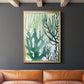 Textured Coral I - Modern Framed Canvas Print