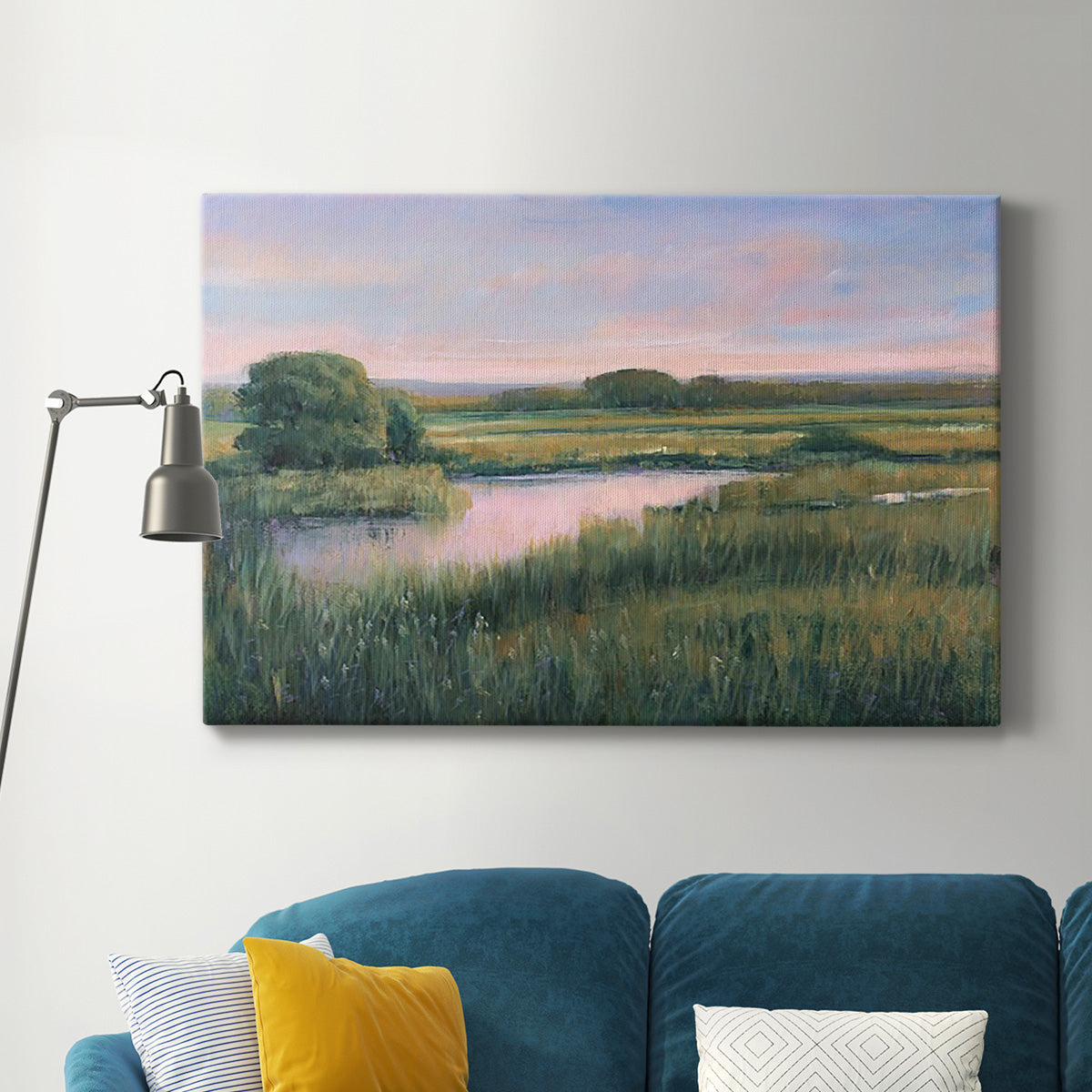 Spring Marsh I Premium Gallery Wrapped Canvas - Ready to Hang