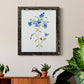 Blue Blossom Botanical II - Premium Canvas Framed in Barnwood - Ready to Hang