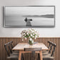 Black & White Water Panel XII - Floater Framed Canvas Print
