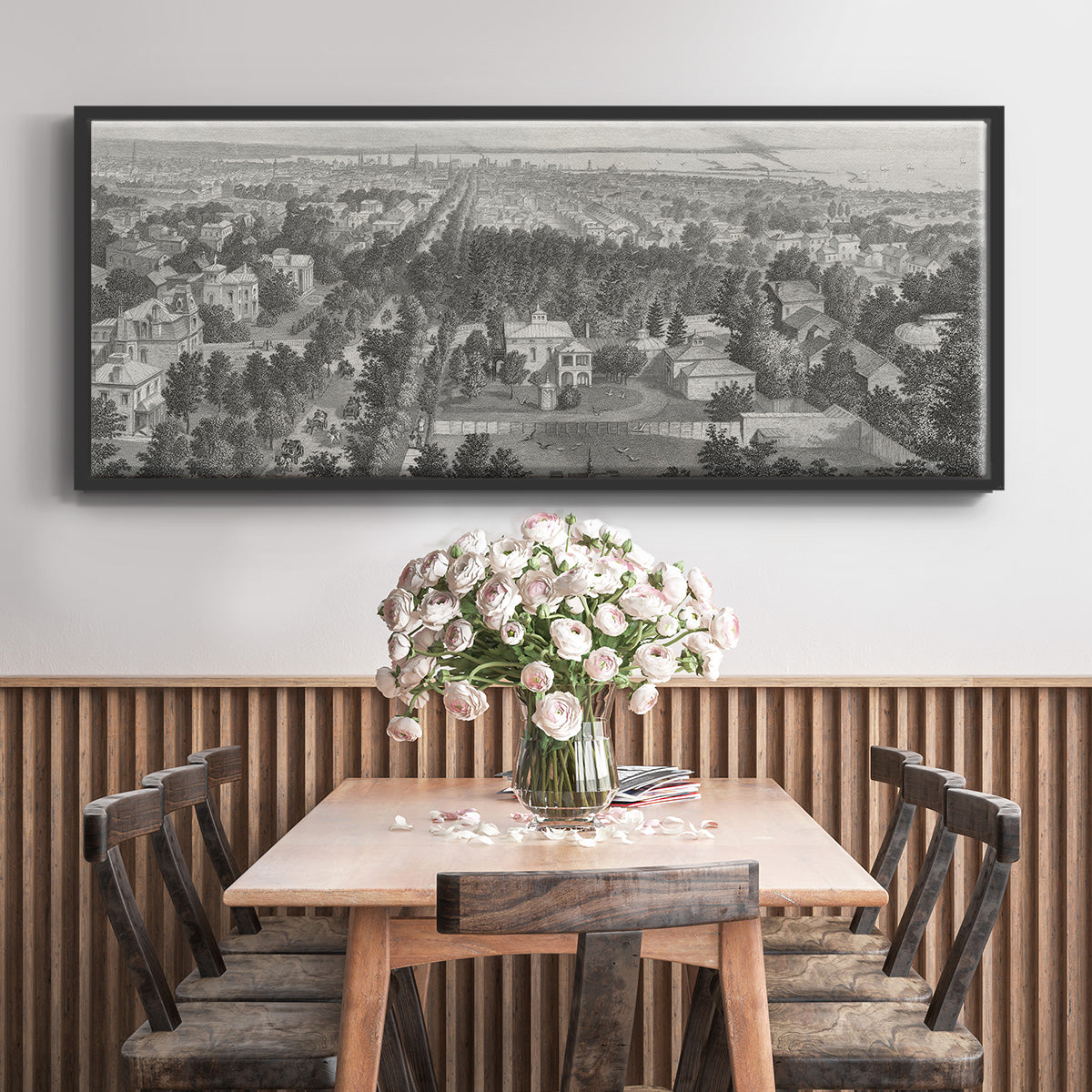 City of Buffalo - Floater Framed Canvas Print