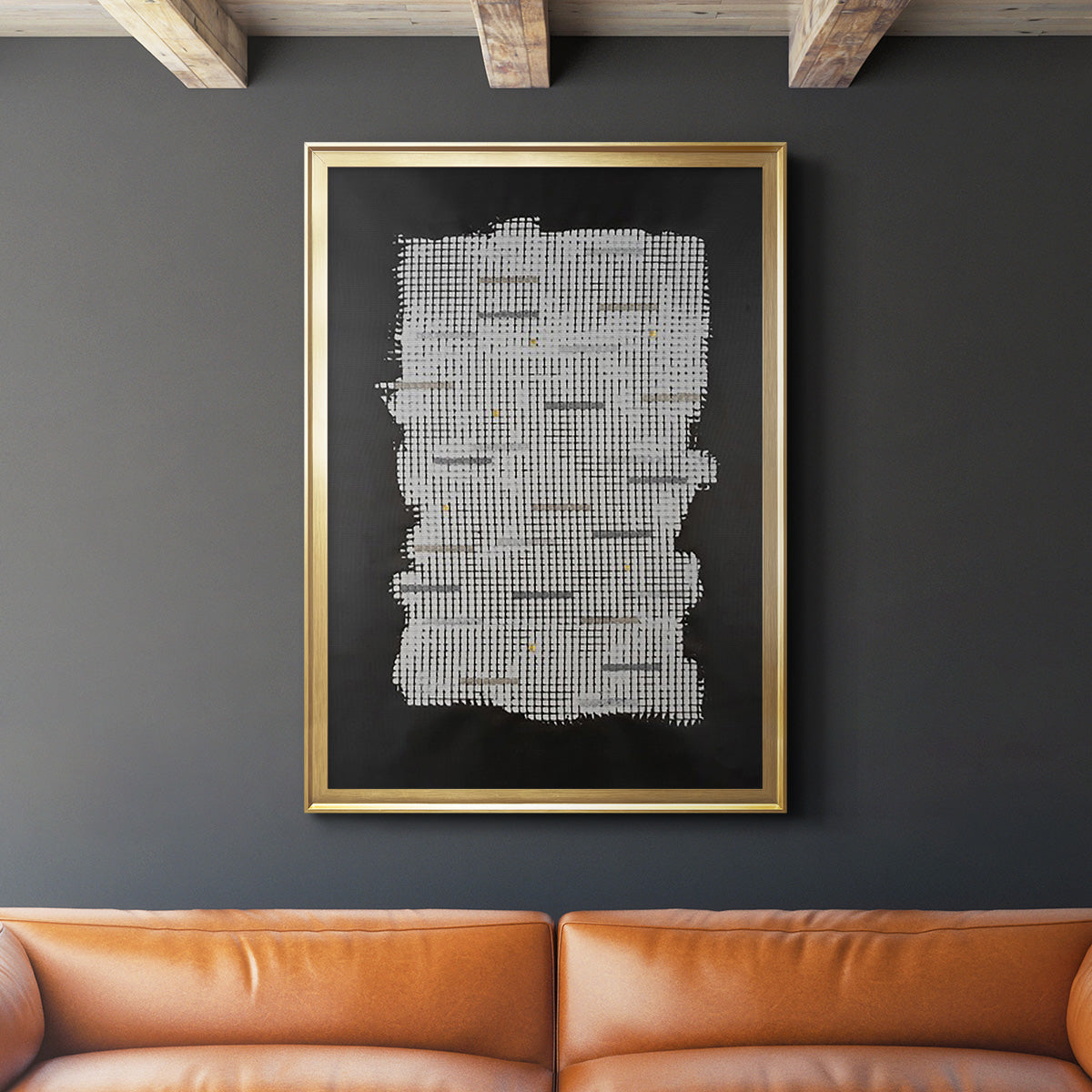 Bits & Bytes I - Modern Framed Canvas Print