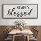 Simply - Floater Framed Canvas Print