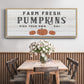 Farm Fresh Pumpkins - Floater Framed Canvas Print