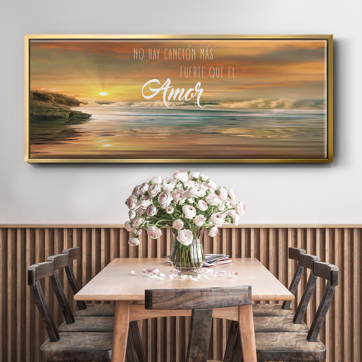 Amor - Floater Framed Canvas Print
