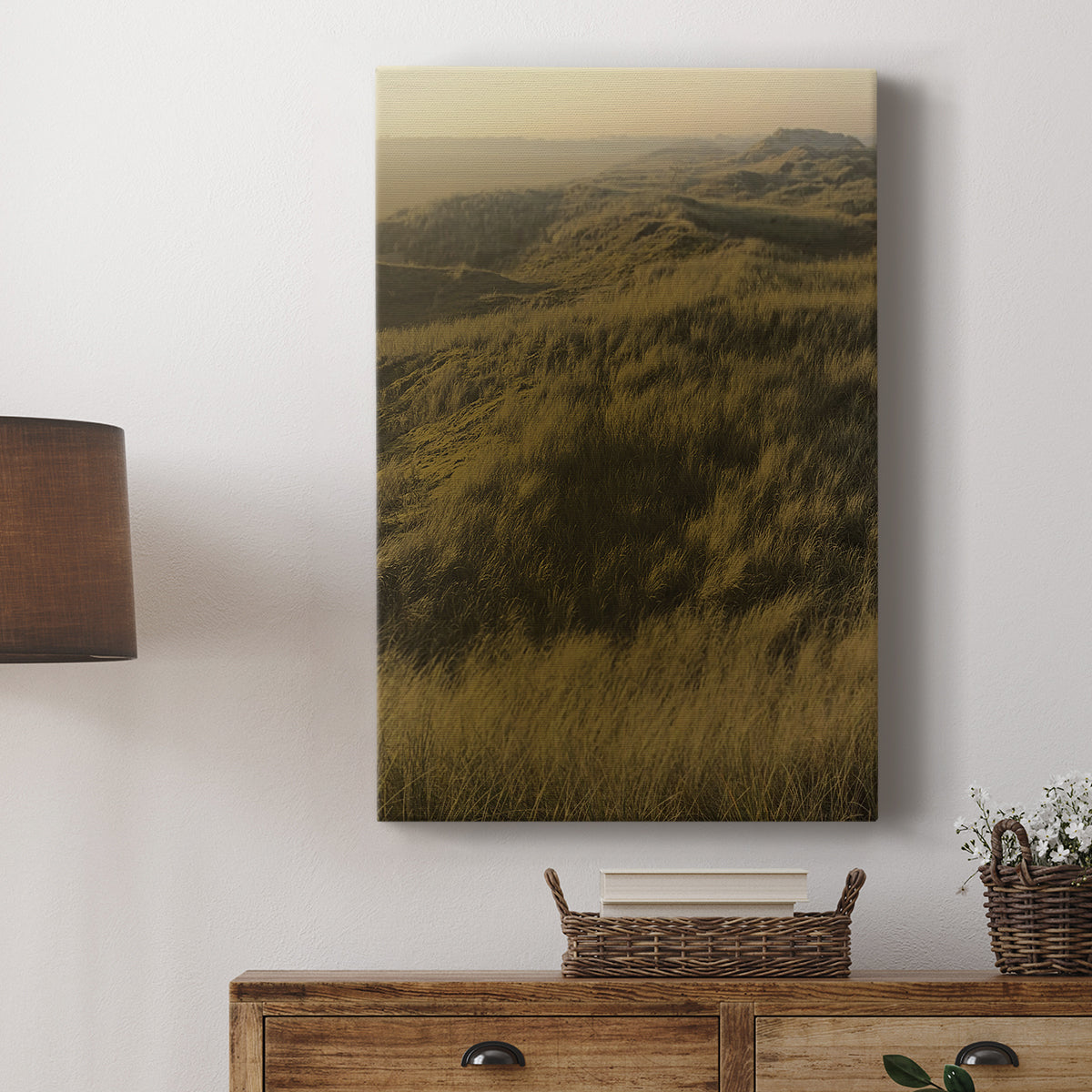 Golden Fog I - Canvas Art Print