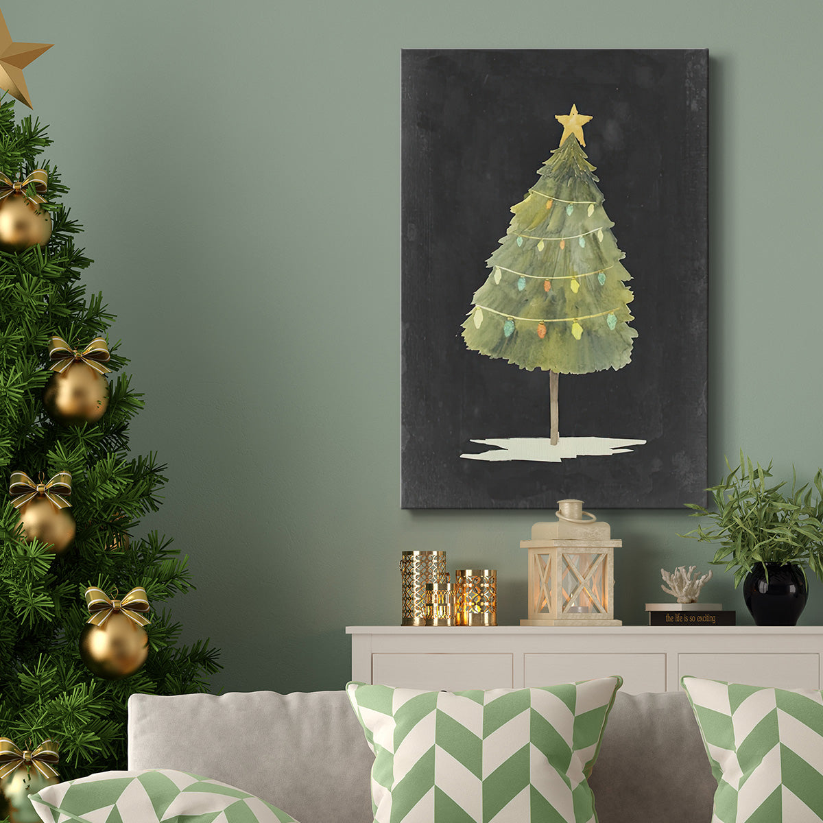 Christmas Glow I - Gallery Wrapped Canvas