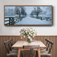 Snowy Road II - Floater Framed Canvas Print