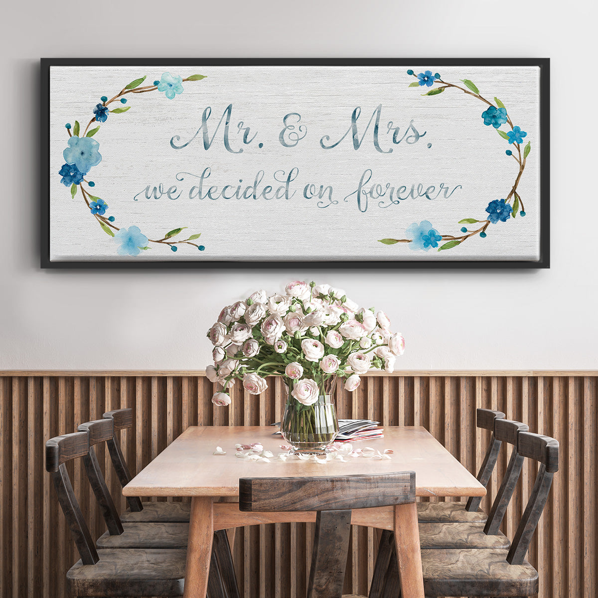 Forever - Floater Framed Canvas Print