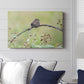Resting Sparrow - Canvas Art Print