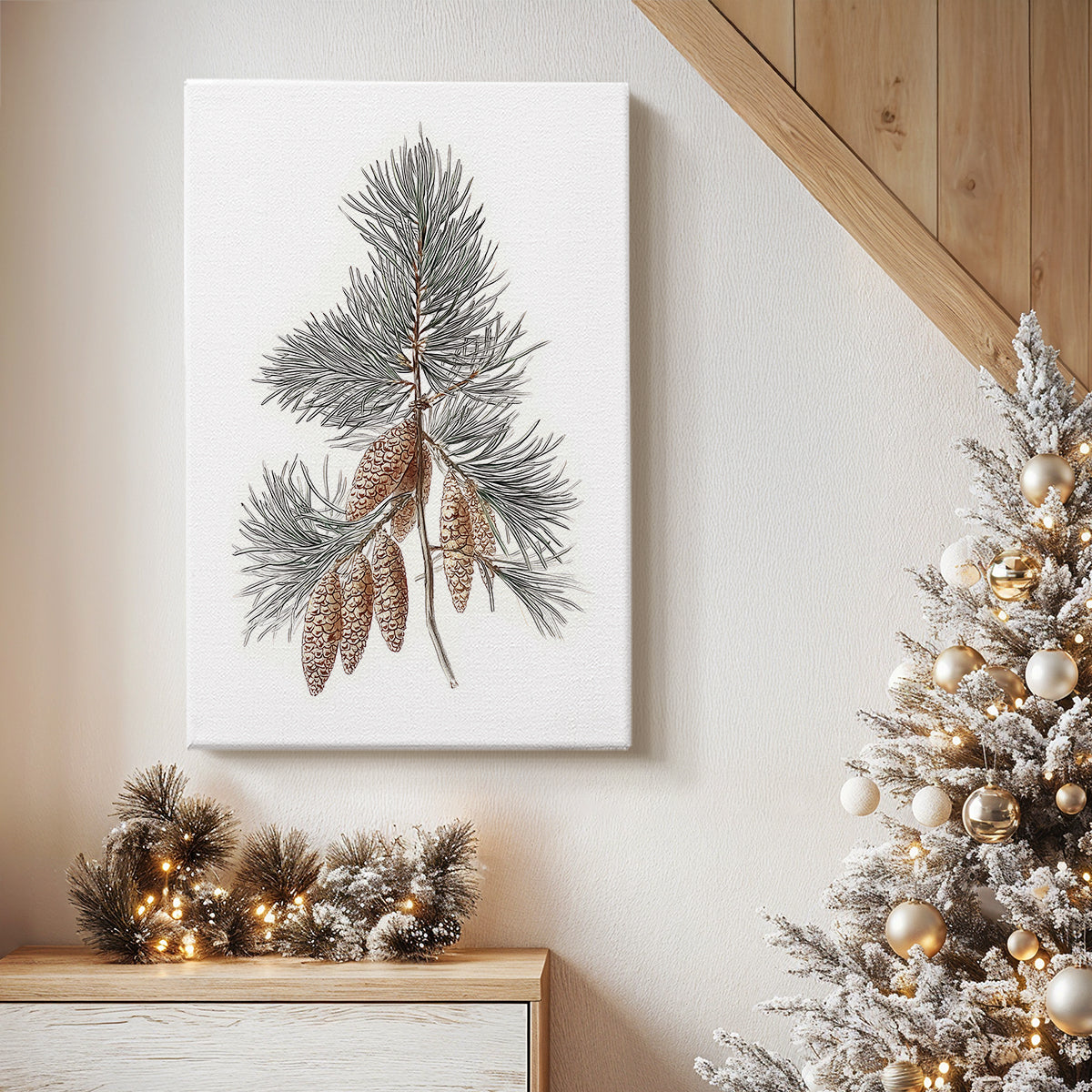 Pearled Eve Lane - Canvas Art Print