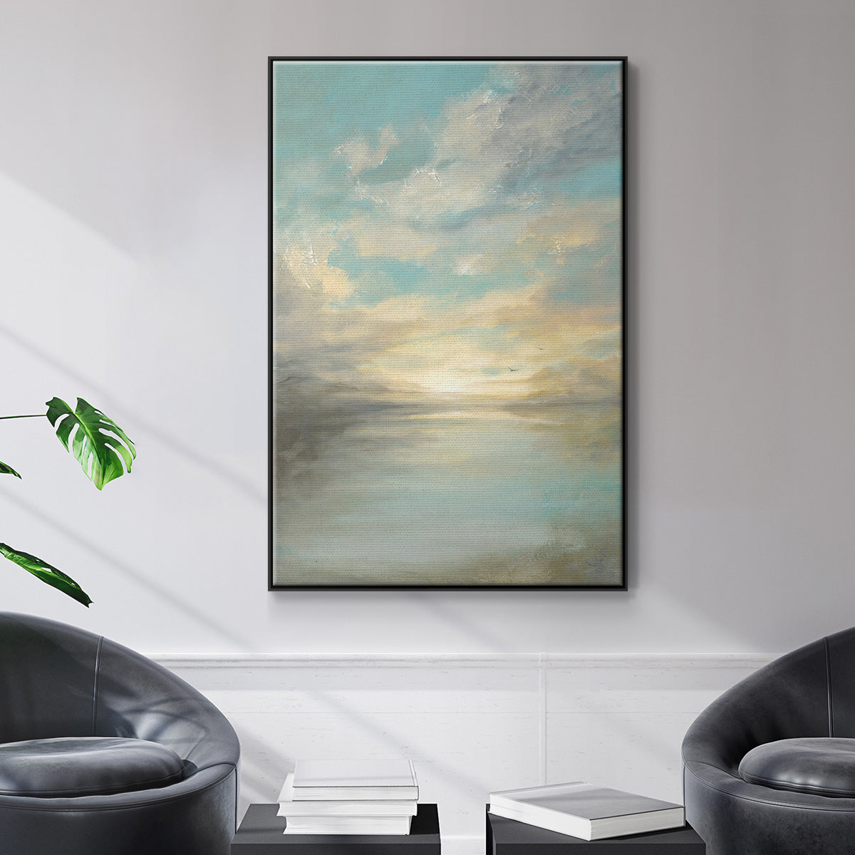 Morning Glory - Floater Framed Canvas Print
