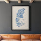 Blue Marine Algae III - Modern Framed Canvas Print