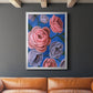 Layered Petals II - Modern Framed Canvas Print