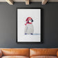 Penguin Play I - Modern Framed Canvas Print