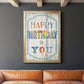 Happy Birthday to You - Modern Framed Canvas Print