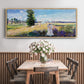 The Promenade, Argenteuil, 1875 - Floater Framed Canvas Print