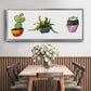Vibing Succulents I - Floater Framed Canvas Print