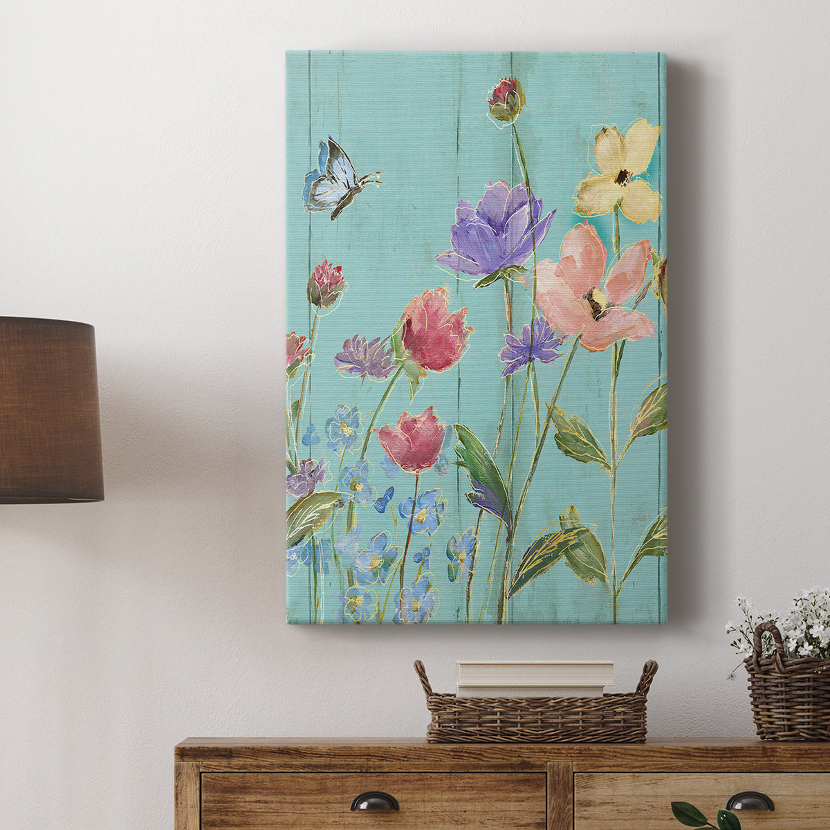 Wildflower Flutter III - Canvas Art Print