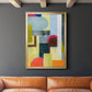 City of Rainbows I - Modern Framed Canvas Print