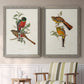 Elegant Trogons I - Premium Framed Canvas 2 Piece Set - Ready to Hang