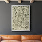 Watercolor Metric II - Modern Framed Canvas Print