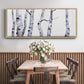 Birch Trees I - Floater Framed Canvas Print