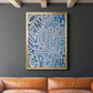 Santorini - Modern Framed Canvas Print