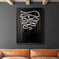 Weeping Ribbon II - Modern Framed Canvas Print