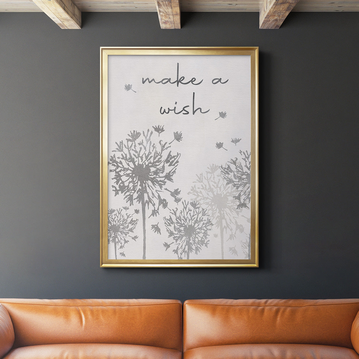 Make A Wish - Modern Framed Canvas Print