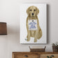 Love and Golden Retriever - Canvas Art Print