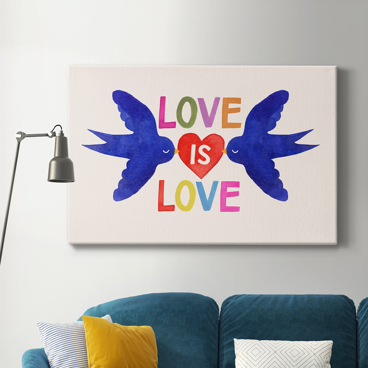 Love Loudly Collection A - Canvas Art Print