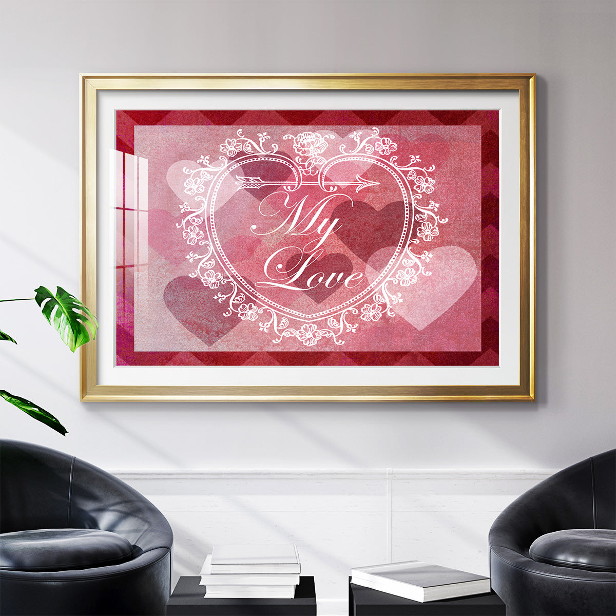DIY Love Collection A - Modern Framed Art Print