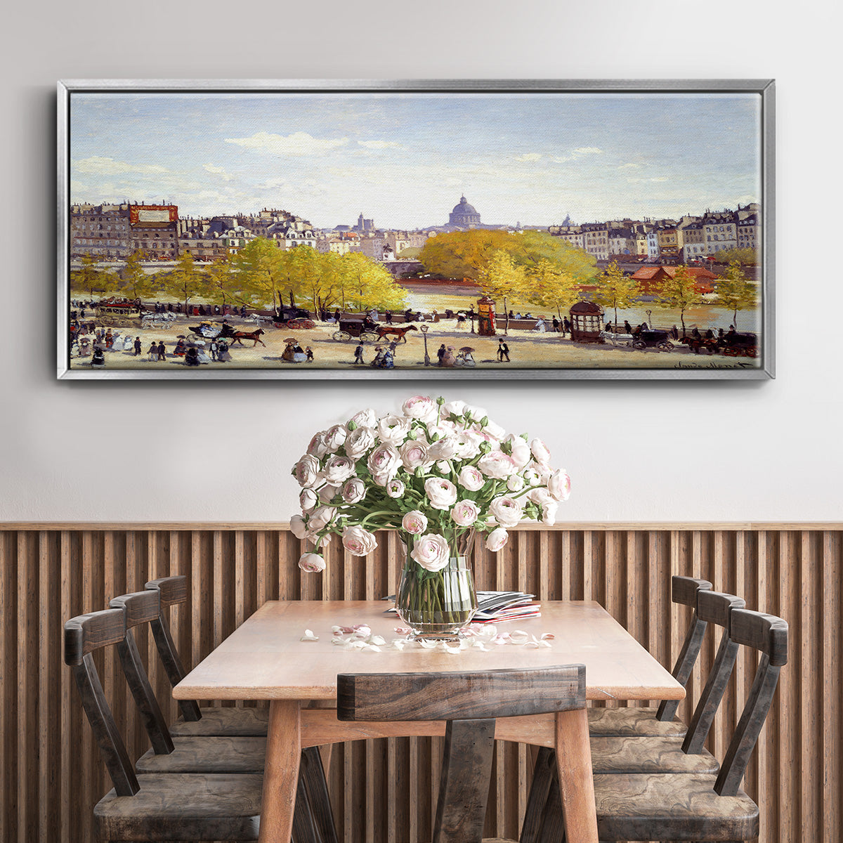 Que Du Lourve, 1867 - Floater Framed Canvas Print