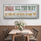 Jingle All the Way - Floater Framed Canvas Print