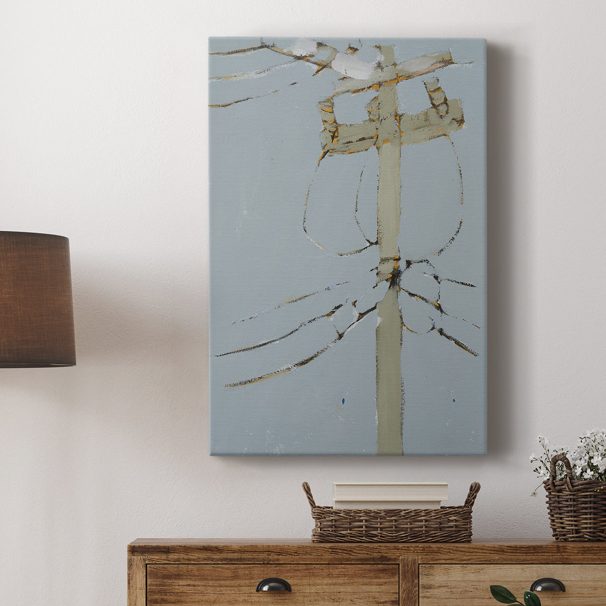 Wires V - Canvas Art Print
