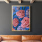 Layered Petals I - Modern Framed Canvas Print