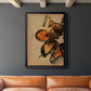 Winged Wreath II - Modern Framed Canvas Print