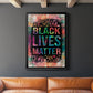 Graffiti Black Lives Matter - Modern Framed Canvas Print