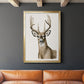 Handsome Whitetail I - Modern Framed Canvas Print