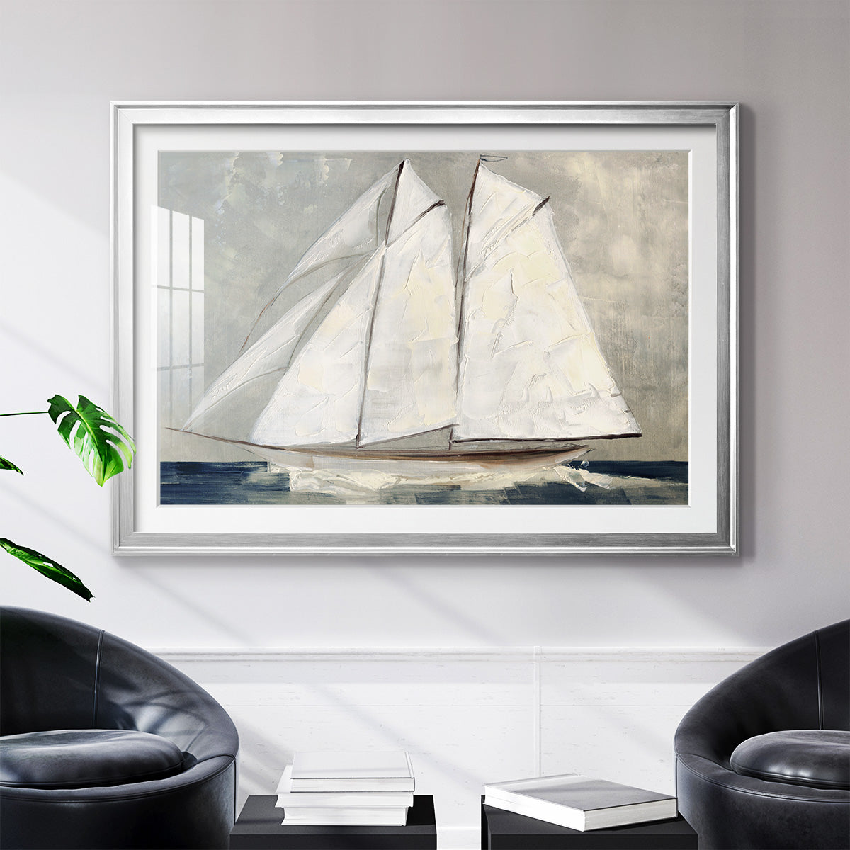 Setting Sail - Modern Framed Art Print