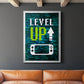 It's Game On III - Modern Framed Canvas Print