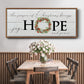 Joy Hope and Peace - Floater Framed Canvas Print