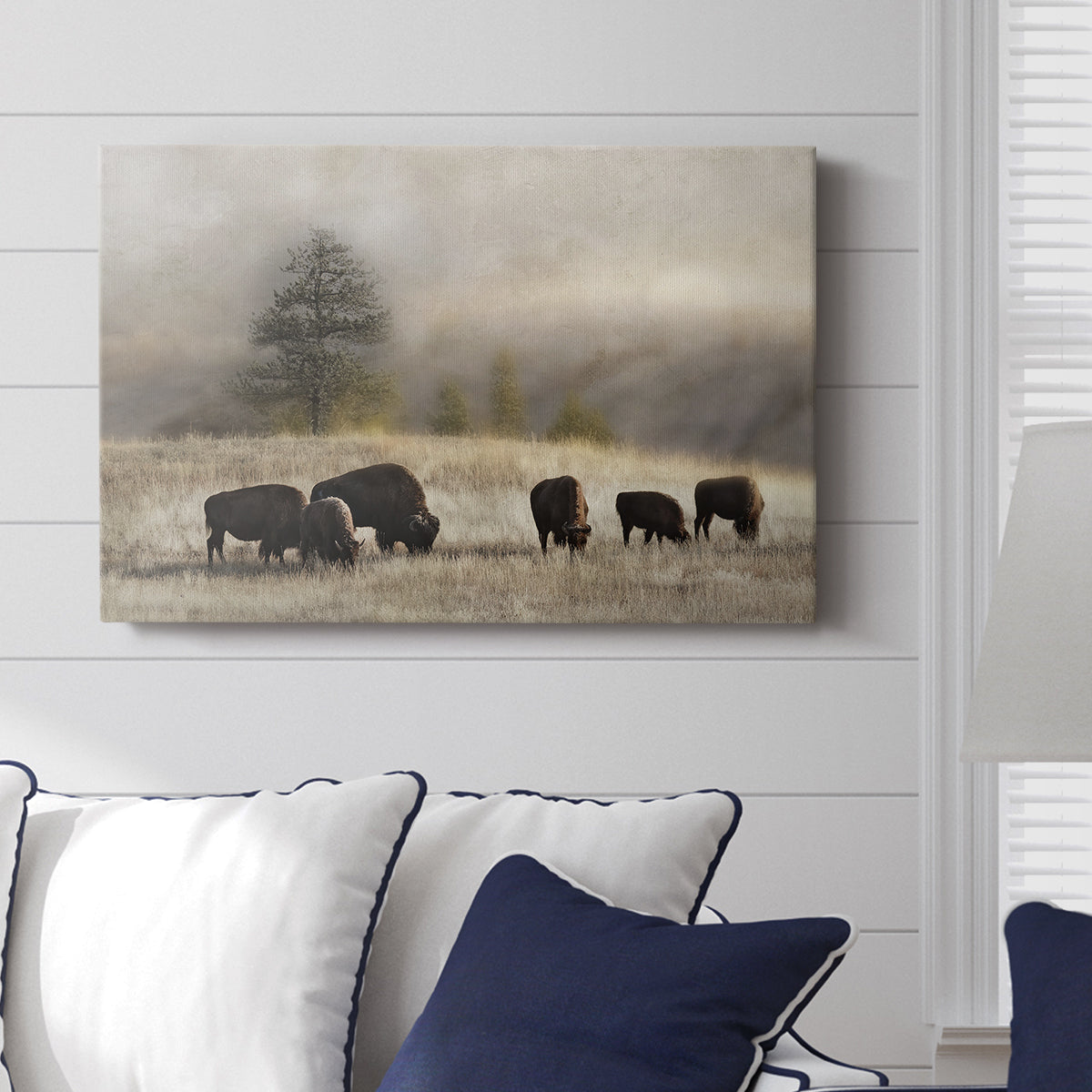 Ridge Grazing - Canvas Art Print