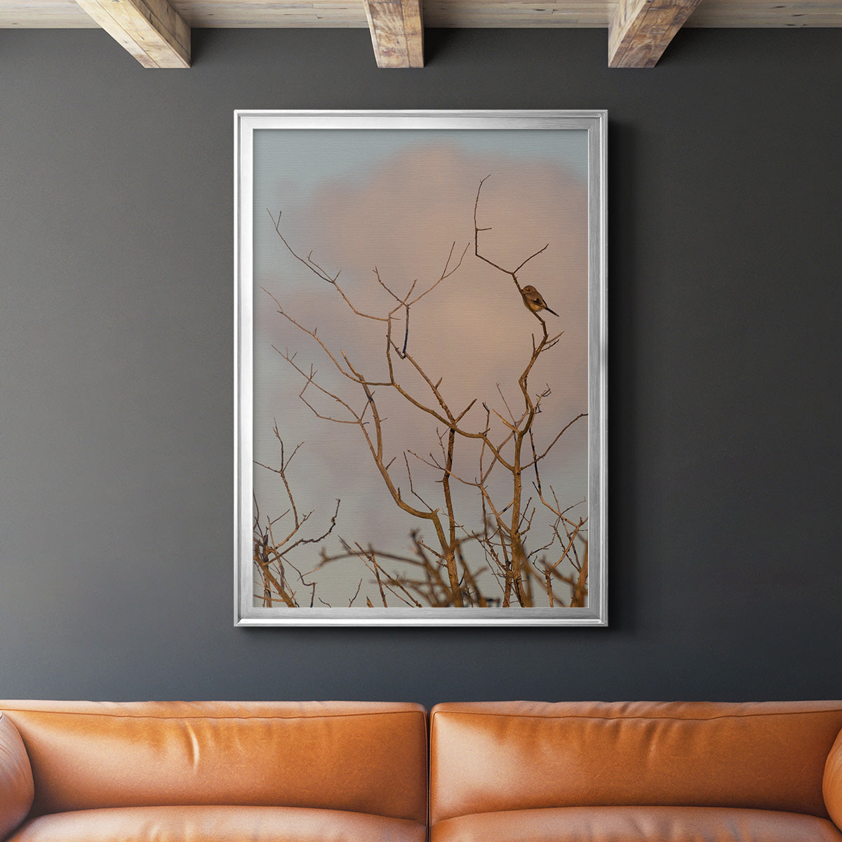 At Dawn - Modern Framed Canvas Print