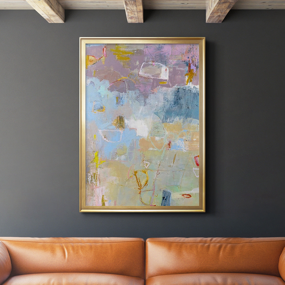 Whilst I - Modern Framed Canvas Print