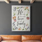 Life is the Best - Modern Framed Canvas Print